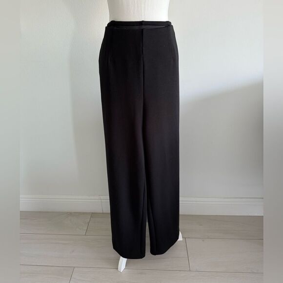 Knit high rise wide leg pant size 18 black - Picture 2 of 3